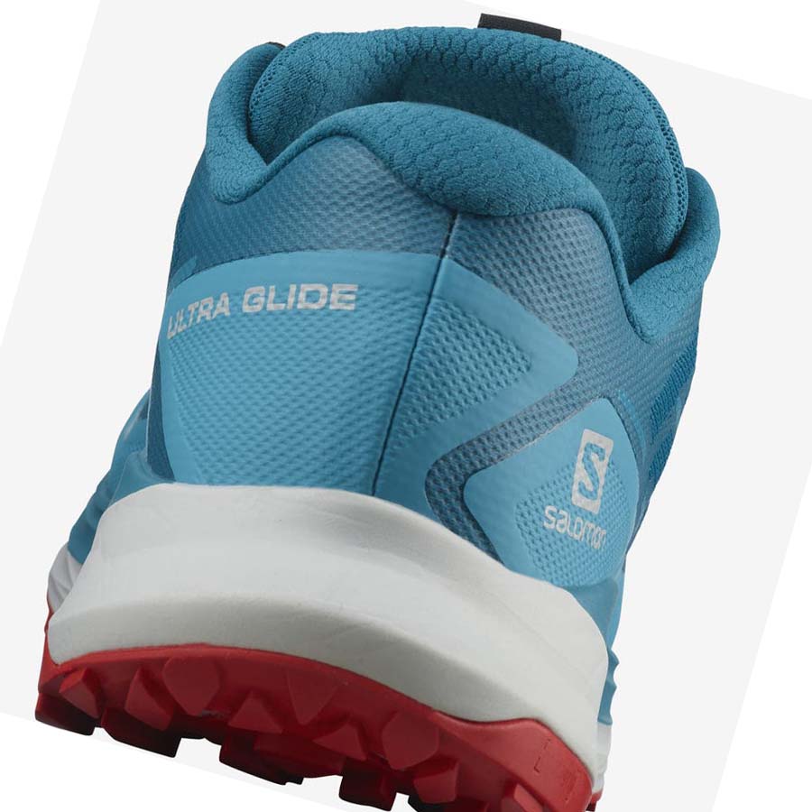 Salomon ULTRA GLIDE Trail Futócipő Férfi Türkiz | HU 2136MQZ